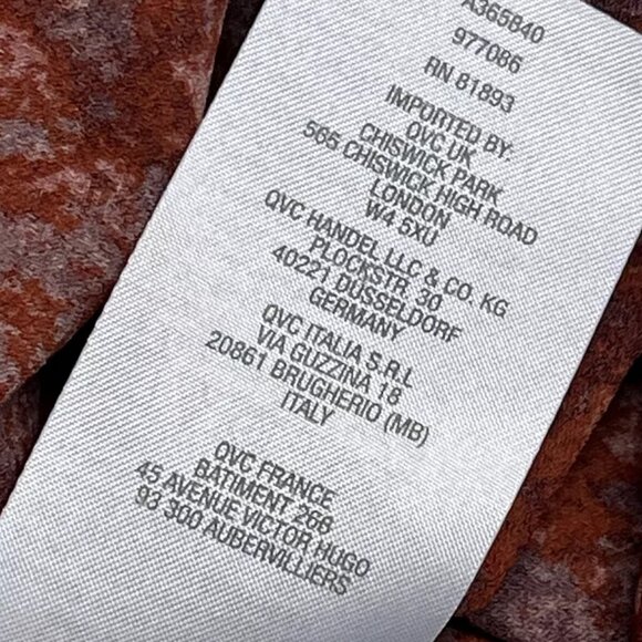 LOGO Lori Goldstein Top Tunic Blouse S Ruffle Peplum Button Long Sleeve - Picture 8 of 9